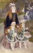 Pierre-Auguste Renoir Mother and children oil painting reproduction